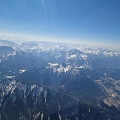 Flugwegposition um 11:10:08: Aufgenommen in der Nähe von Reutte, Gemeinde Reutte, Österreich in 2753 Meter